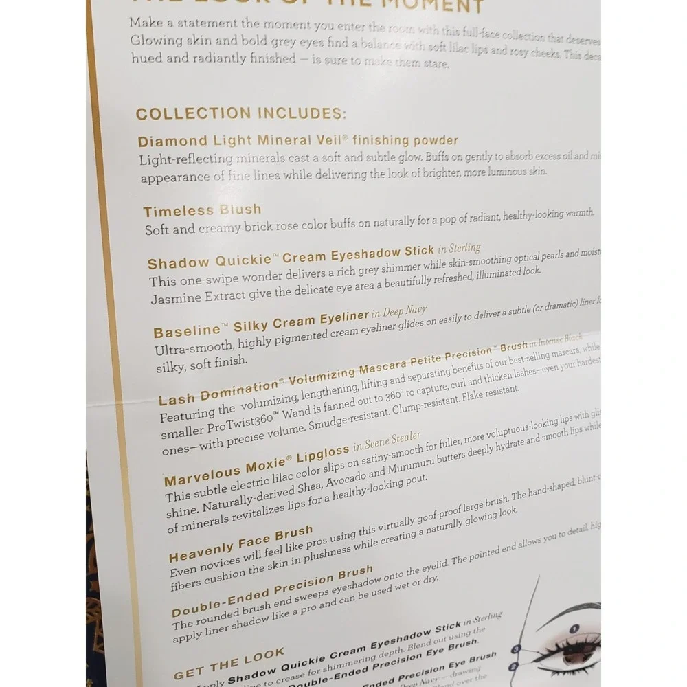 NEW - BARE MINERALS Divine Decadence 8-Piece‎ Makeup & Brush Set